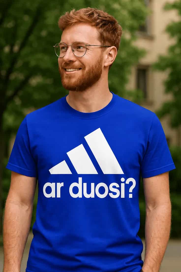 Juokingi marškinėliai Ar duosi