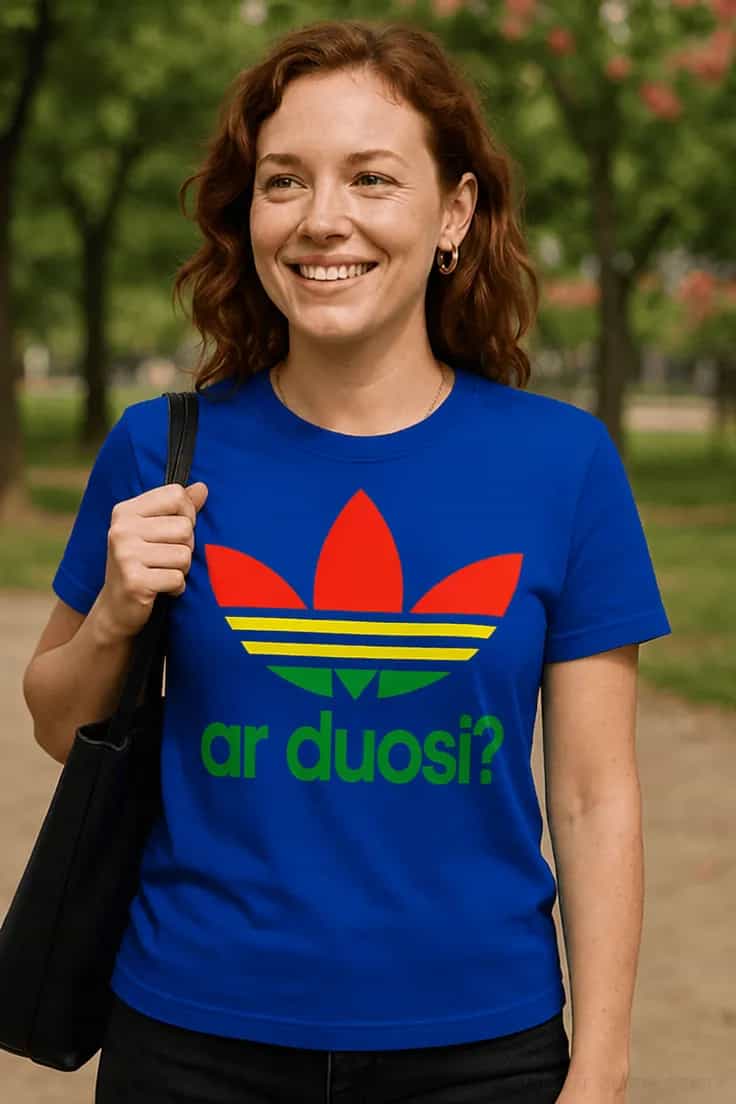 Juokingi marškinėliai Ar duosi ar duosi?