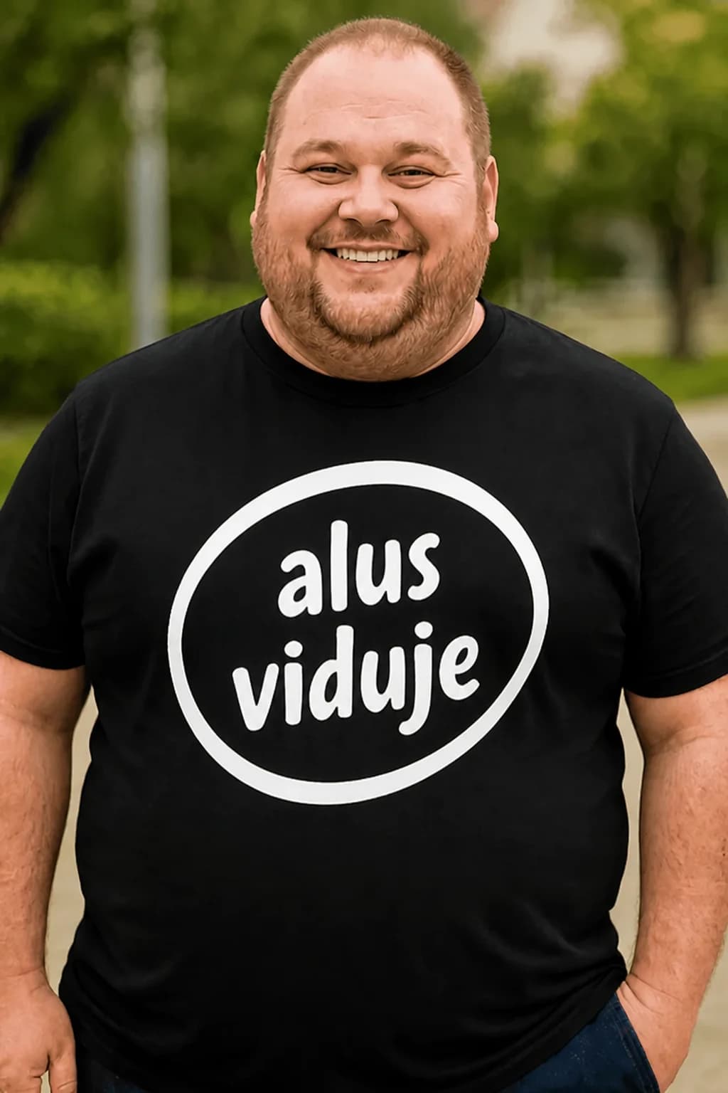 Juokingi marškinėliai „Alus viduje“