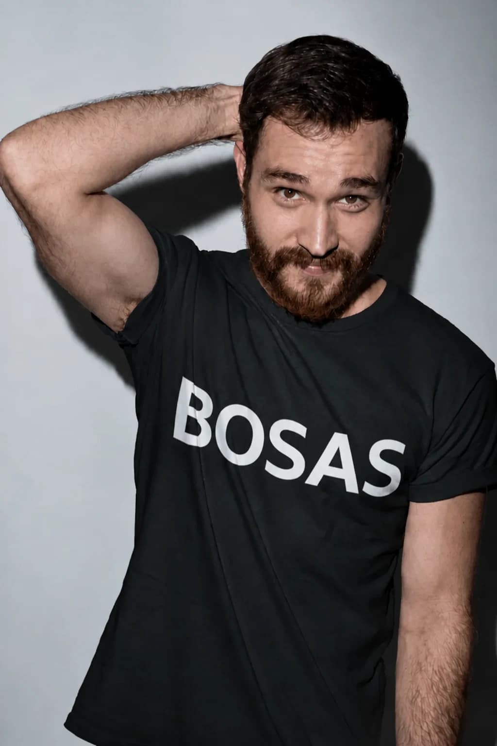 Juokingi marškinėliai „Bosas“