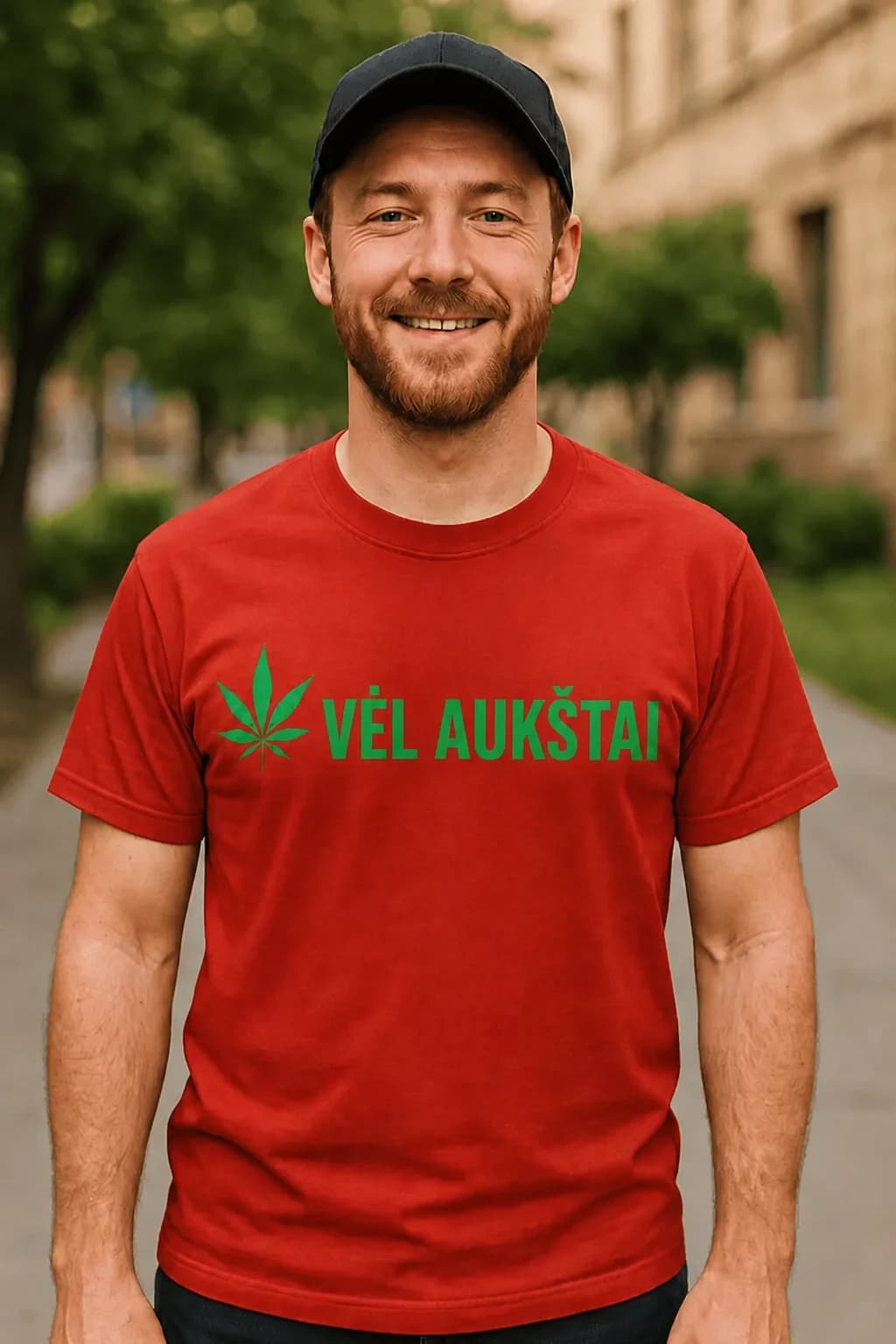 Juokingi marškinėliai „Vėl aukštai“