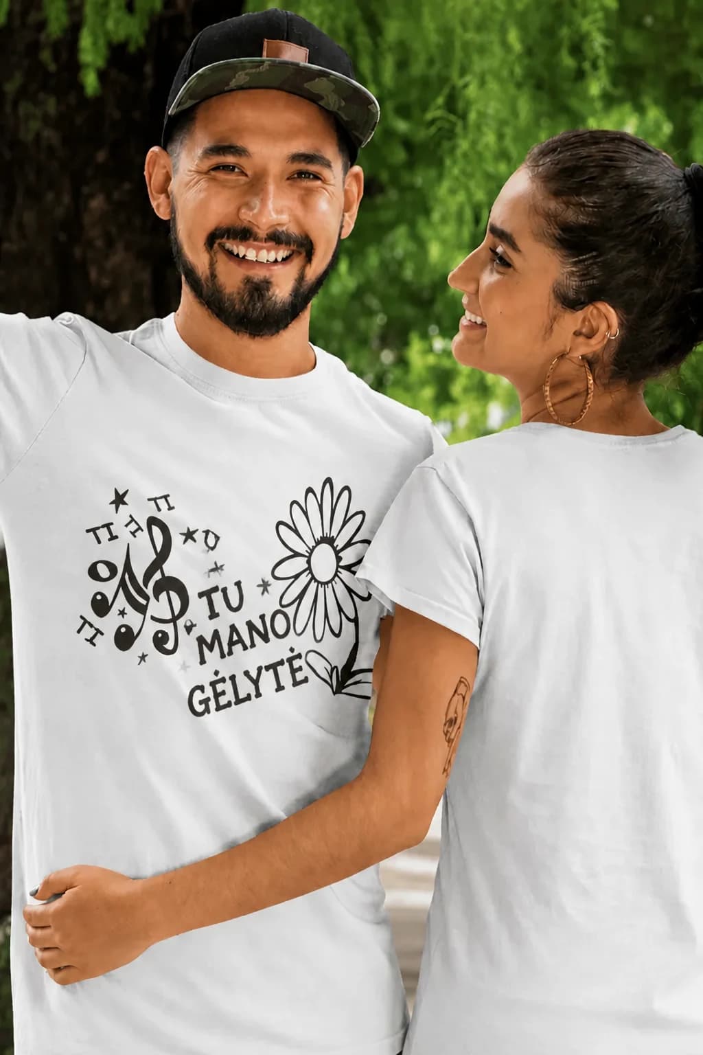 Juokingi marškinėliai „Tu mano gėlytė“