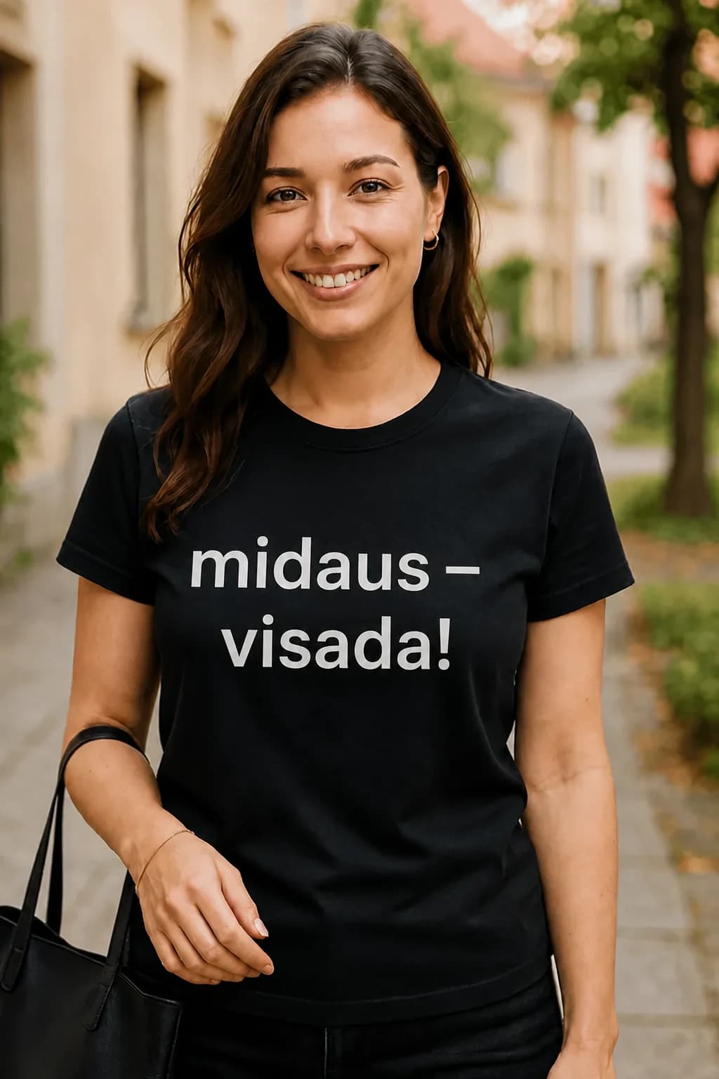 Juokingi marškinėliai „Midaus – visada!“