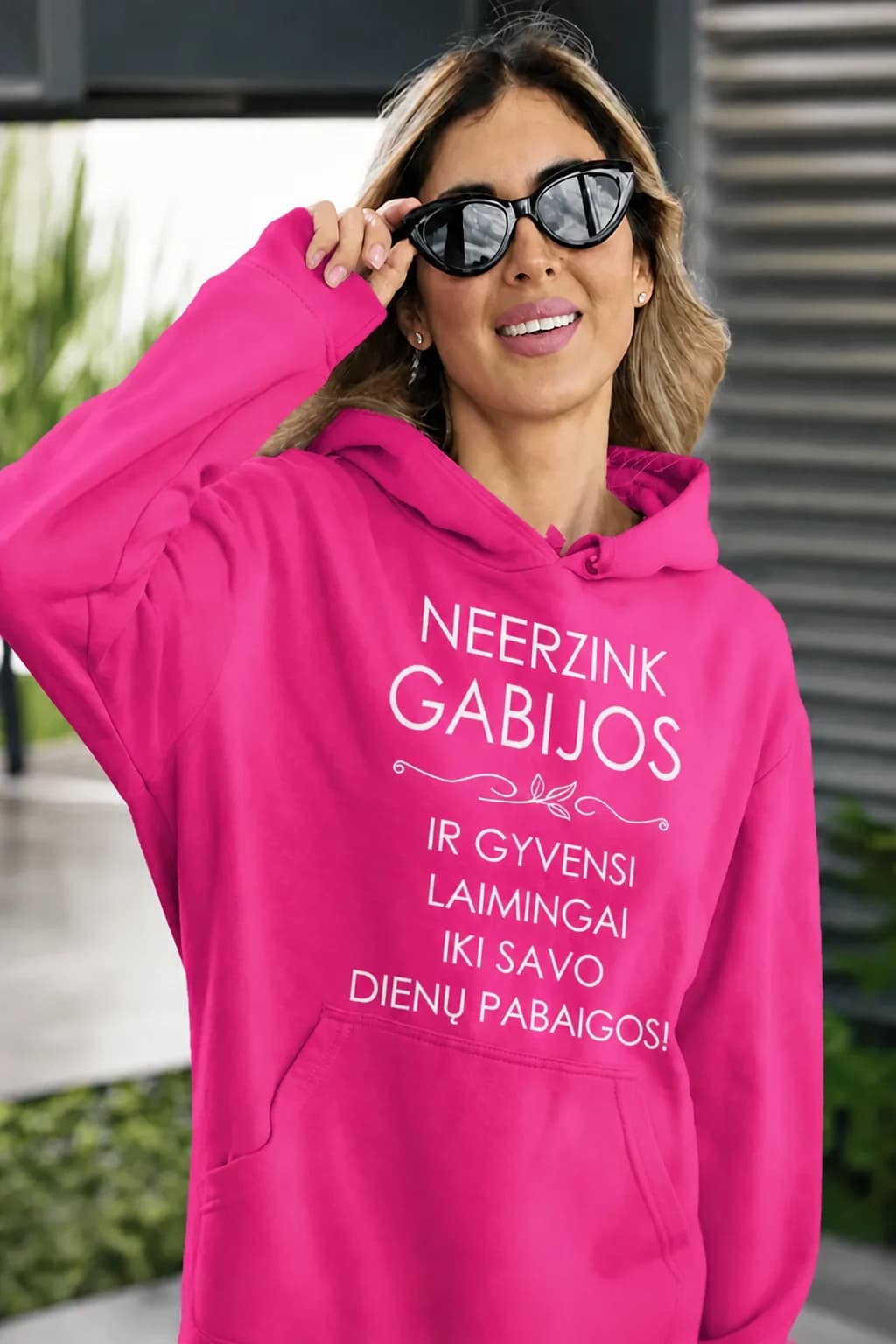 Džemperis su gobtuvu „Neerzink“ su vardu