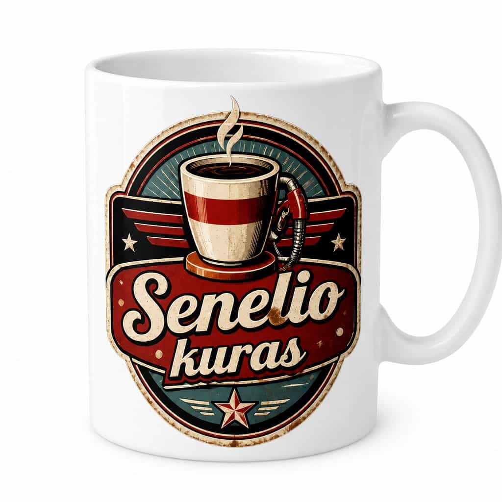 Puodelis seneliui „Senelio kuras“