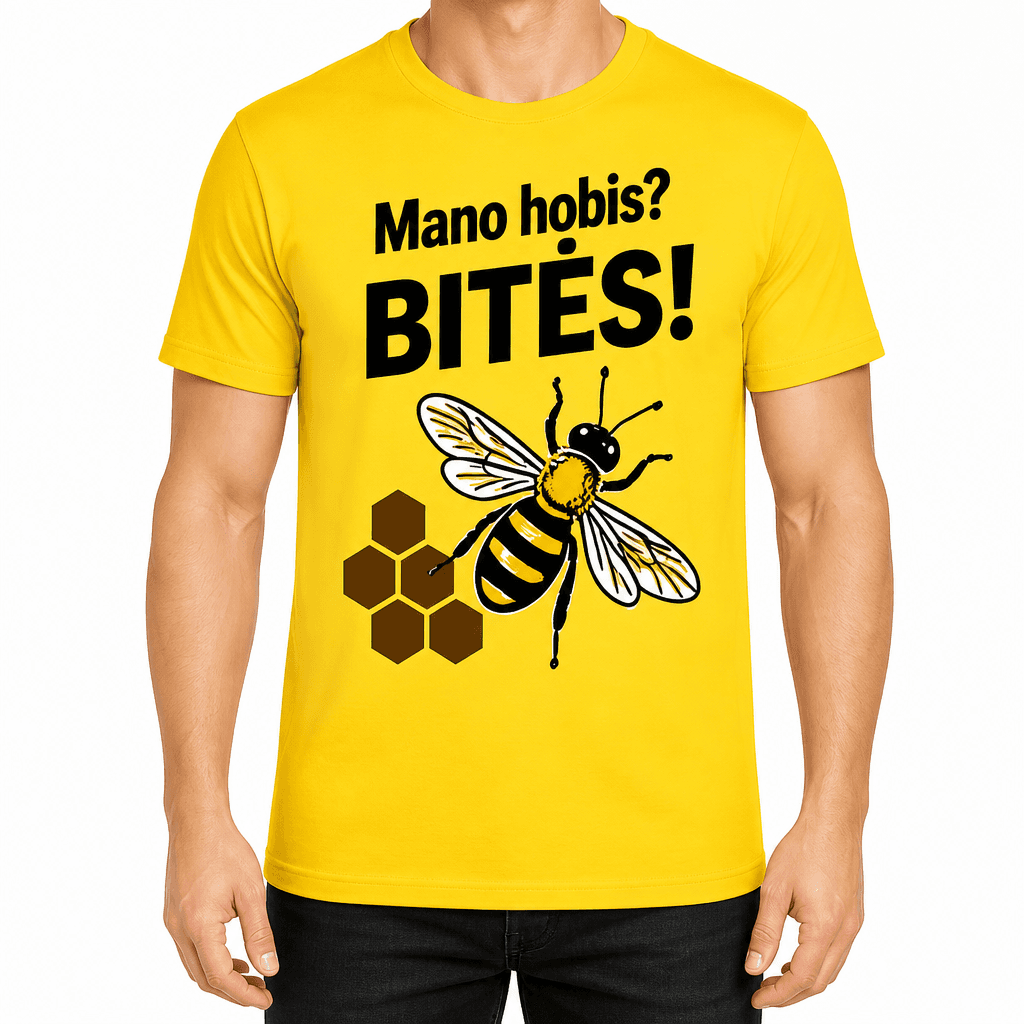 Marškinėlis bitininkui – Mano hobis? BITĖS!
