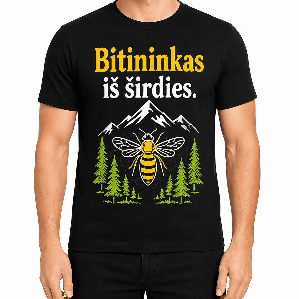 Marškinėlis bitininkui – Bitininkas iš širdies.