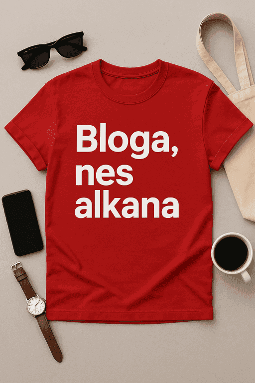 Bloga, nes alkana - moteriški marškinėliai