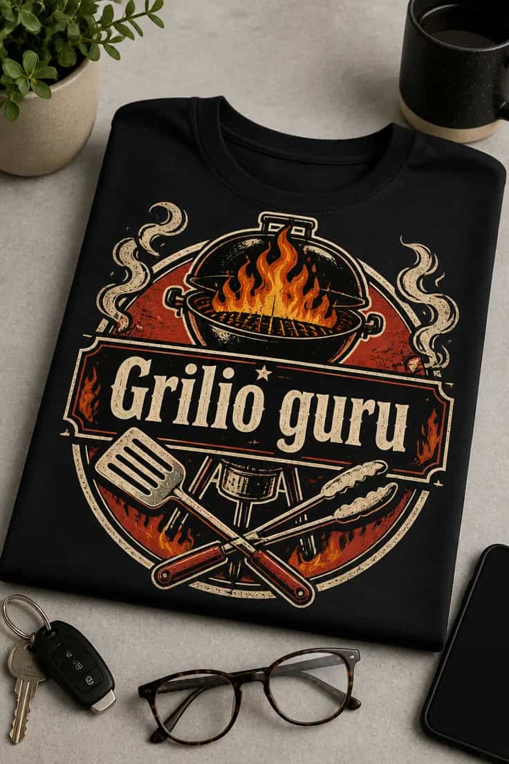 Grilio marškinėliai – Grilio guru