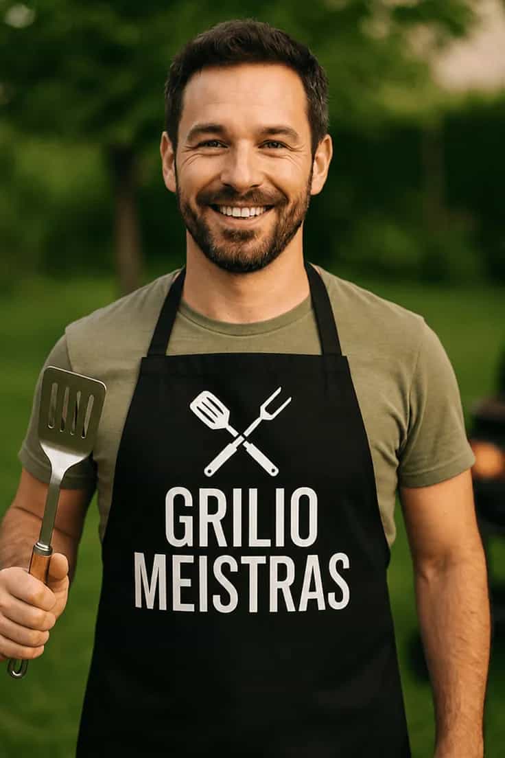 Juokinga prijuostė Grilio meistras