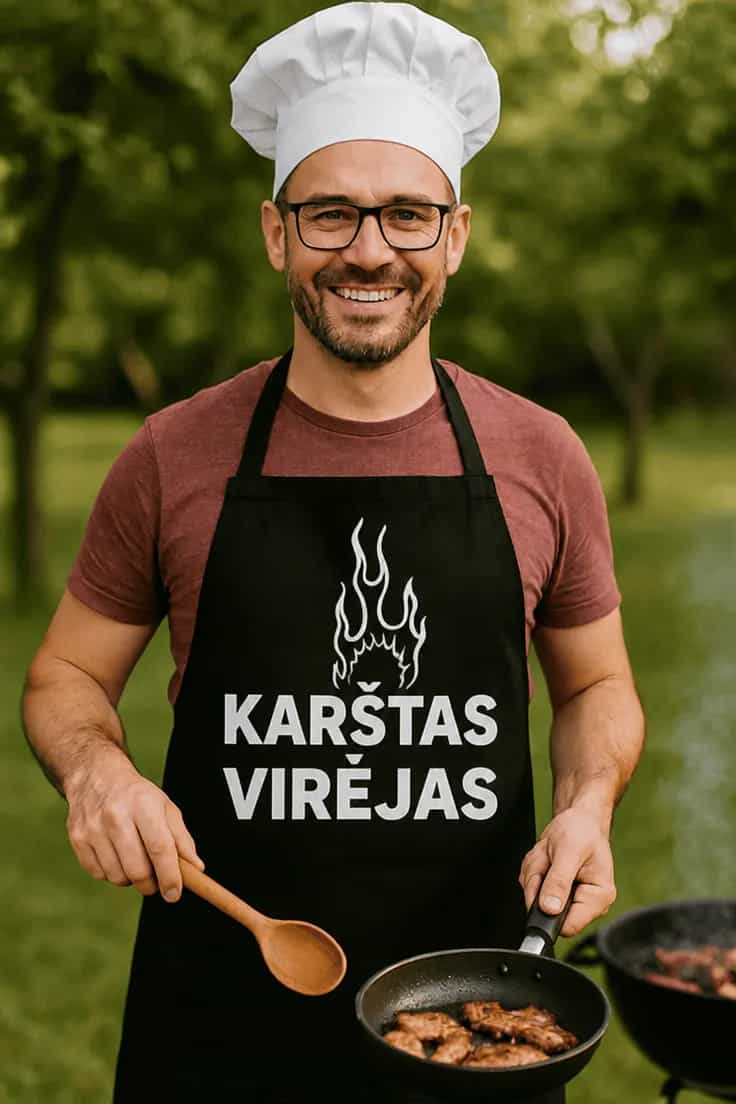 Juokinga prijuostė Karštas virėjas
