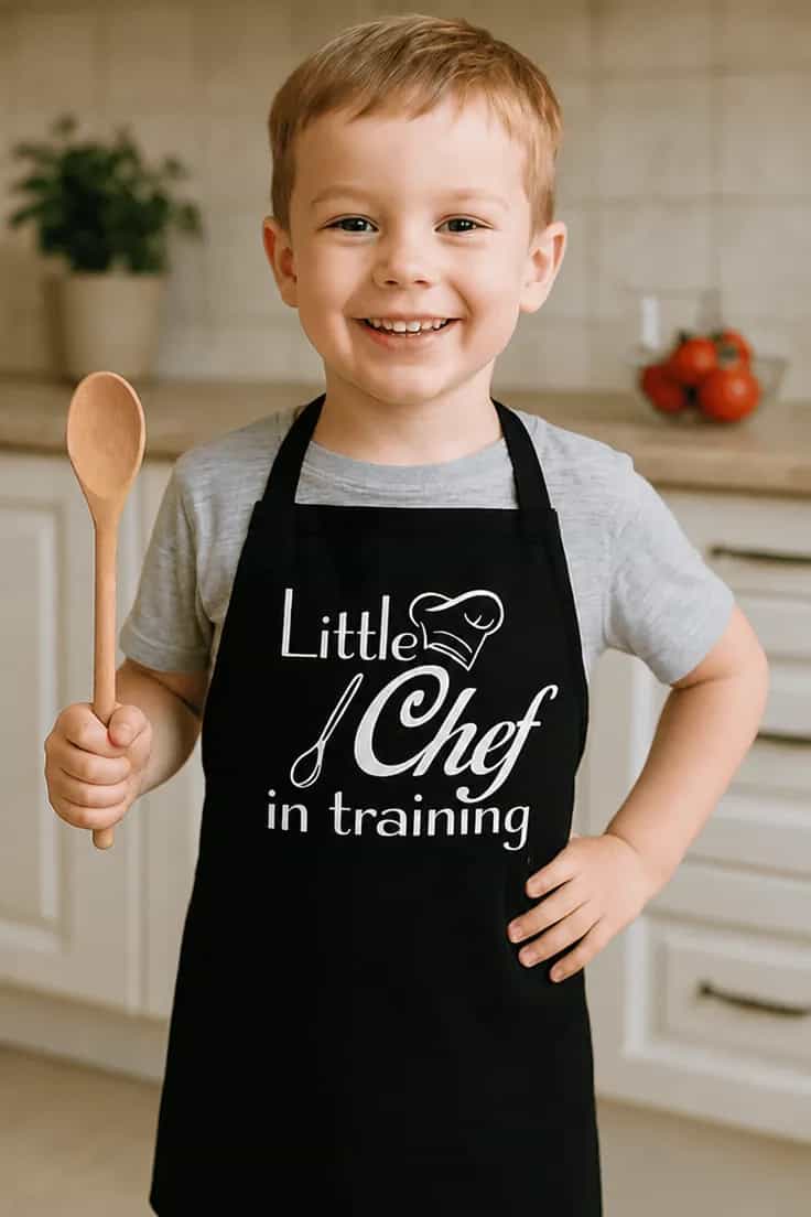 Juokinga prijuostė mažajam šefui – Little Chef in training