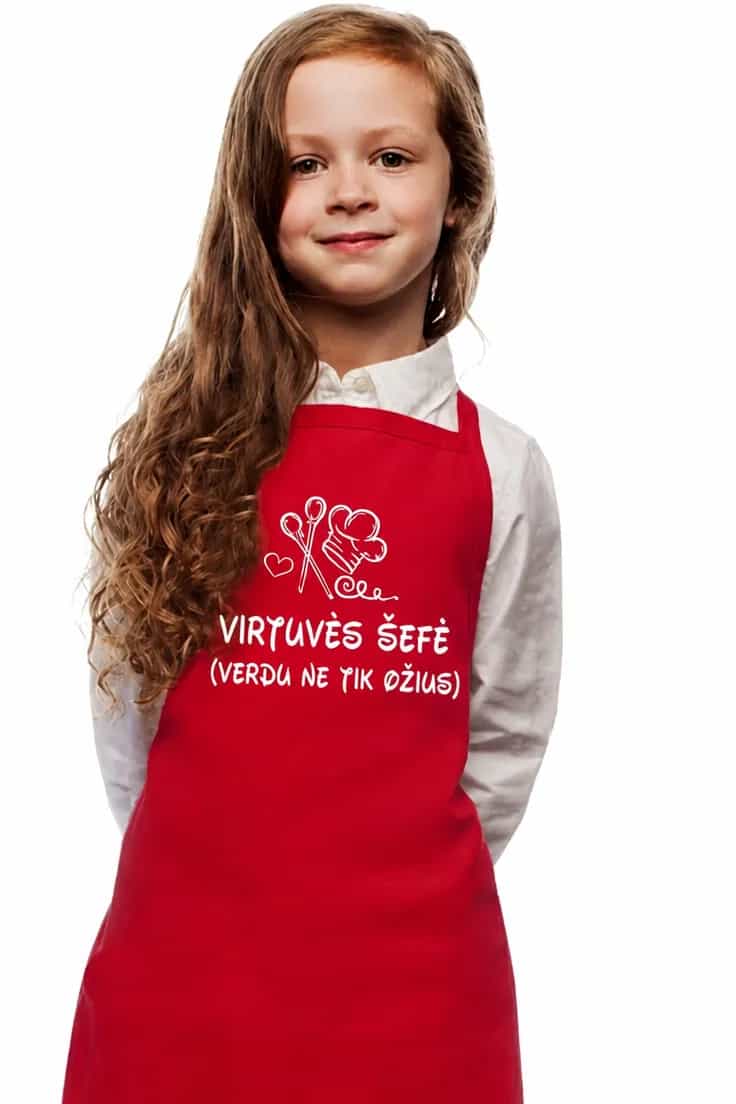 Prijuostė Virėjas verda ne tik ožius – bosas arba bosė