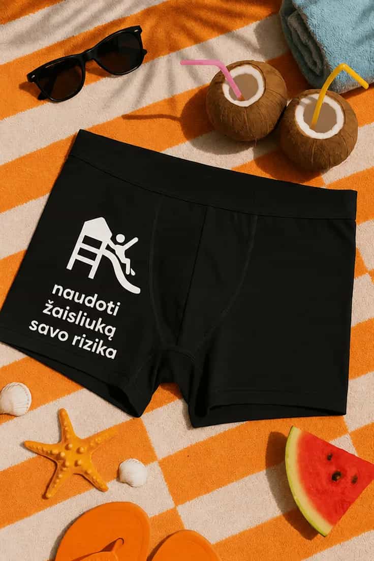 Juokingi bokseriai Naudoti savo rizika