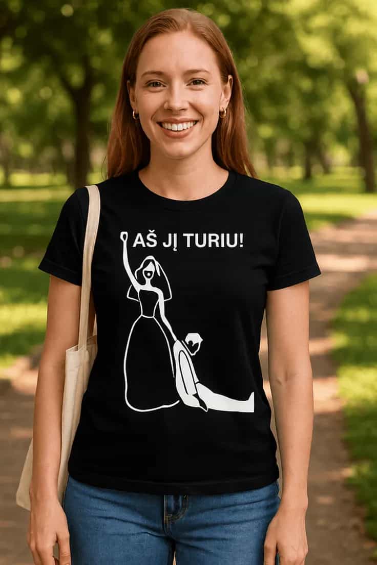 Juokingi marškinėliai Aš jį turiu. AŠ JĮ TURIU!