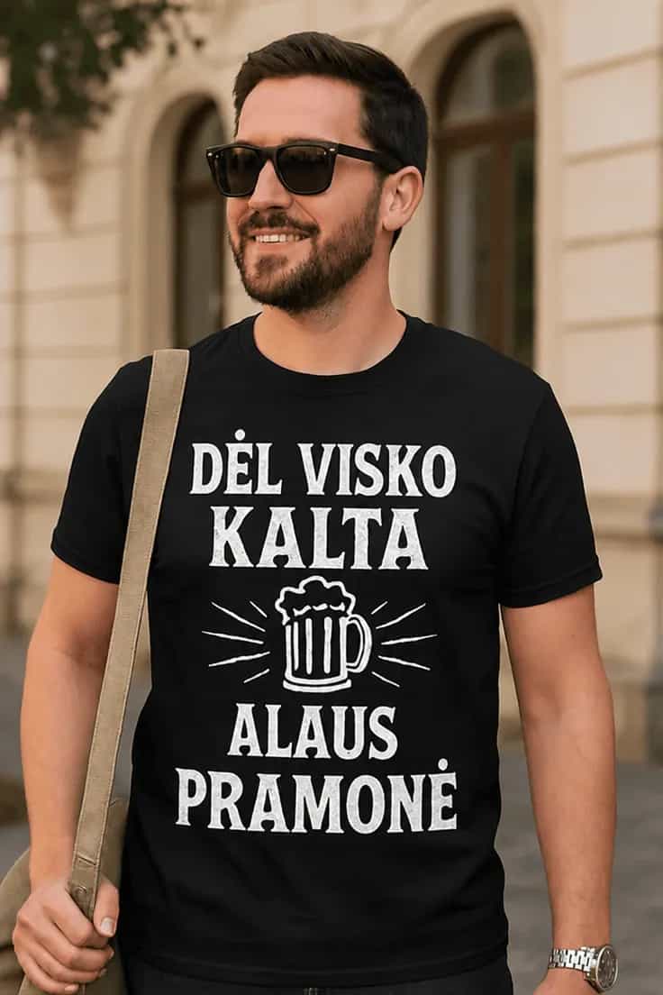 Juokingi marškinėliai Alaus pramonė kalta