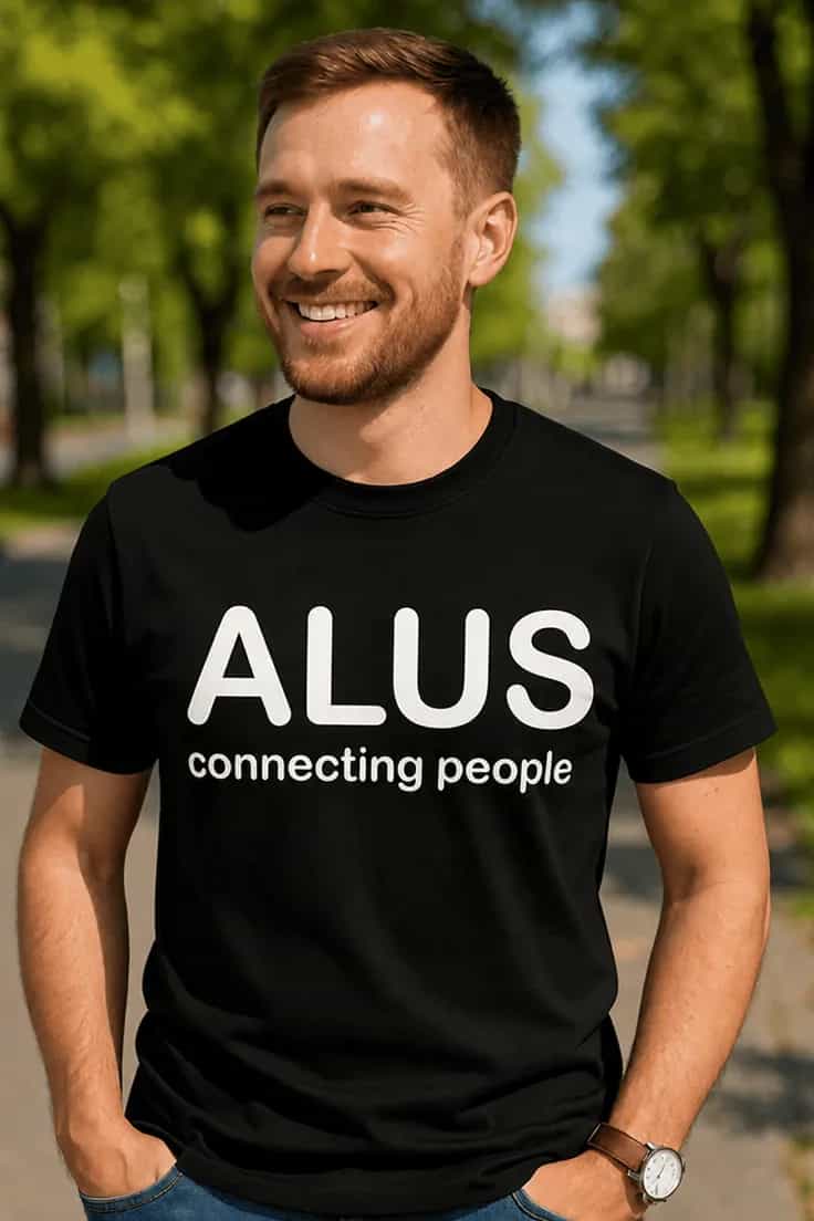 Juokingi marškinėliai Alus jungia žmones