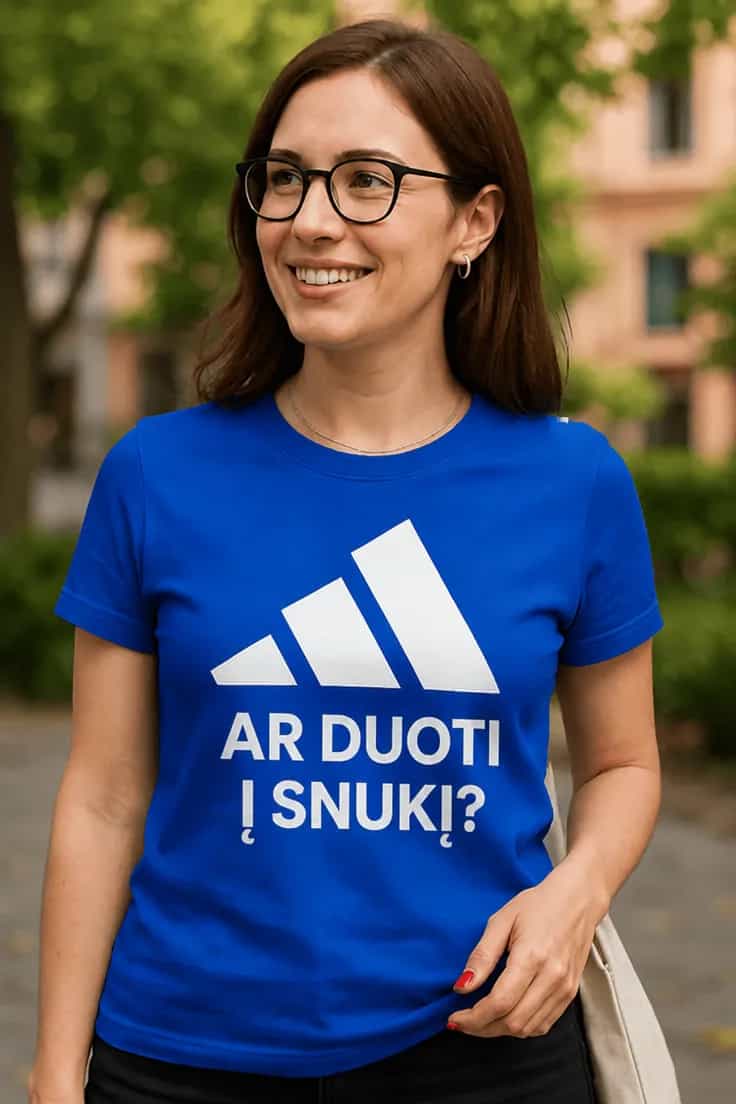 Juokingi marškinėliai Ar duoti į snukį AR DUOTI