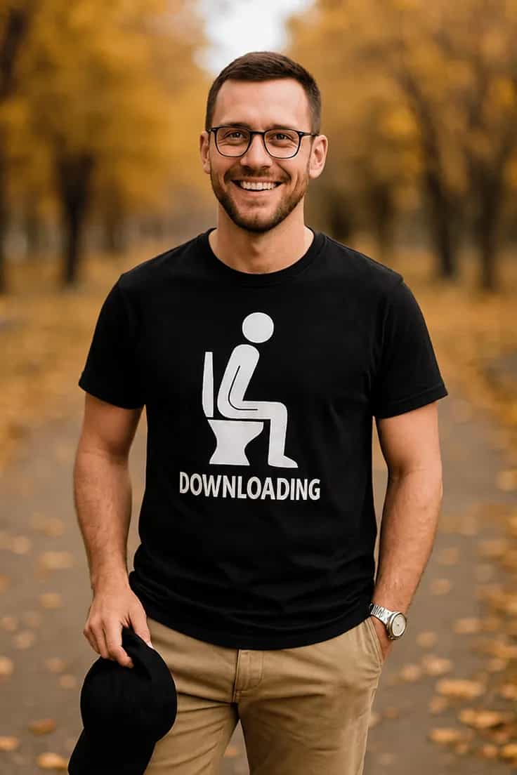 Juokingi marškinėliai Atsisiunčiama – DOWNLOADING