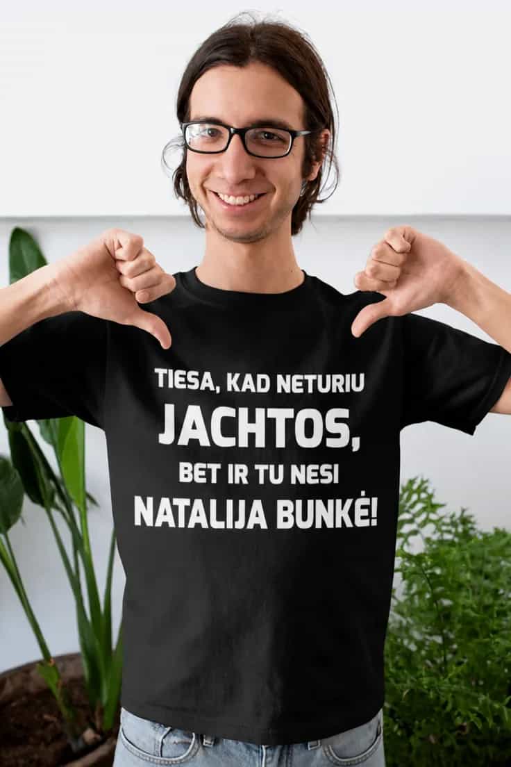 Juokingi marškinėliai Gal neturiu jachtos