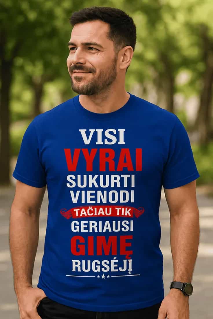 Juokingi marškinėliai Geriausi gimsta pasirinktą mėnesį