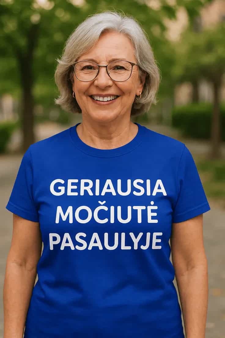 Marškinėliai močiutei – geriausia pasaulyje