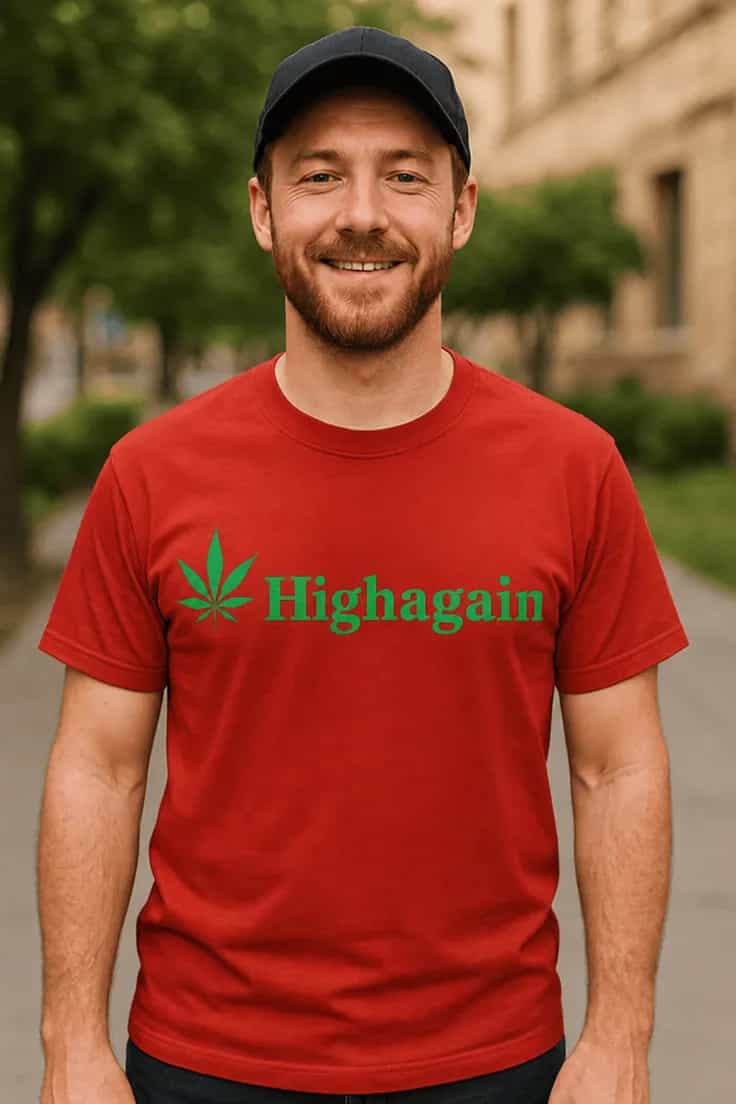 Juokingi marškinėliai Highagain