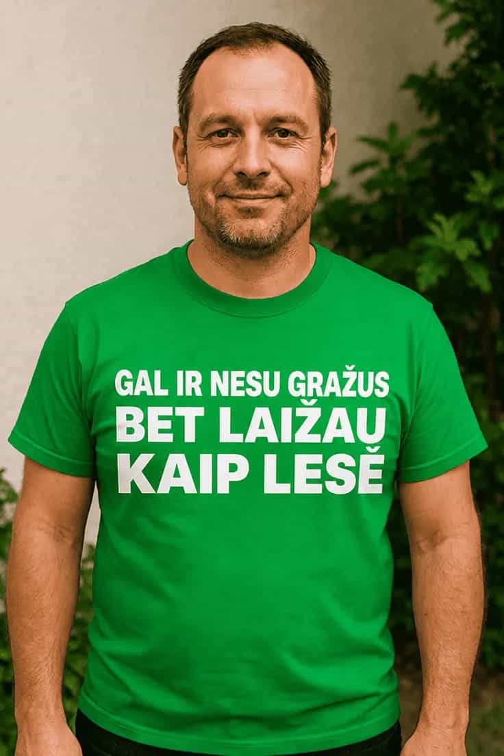 Juokingi marškinėliai Laižau kaip Lesė – GAL IR NESU