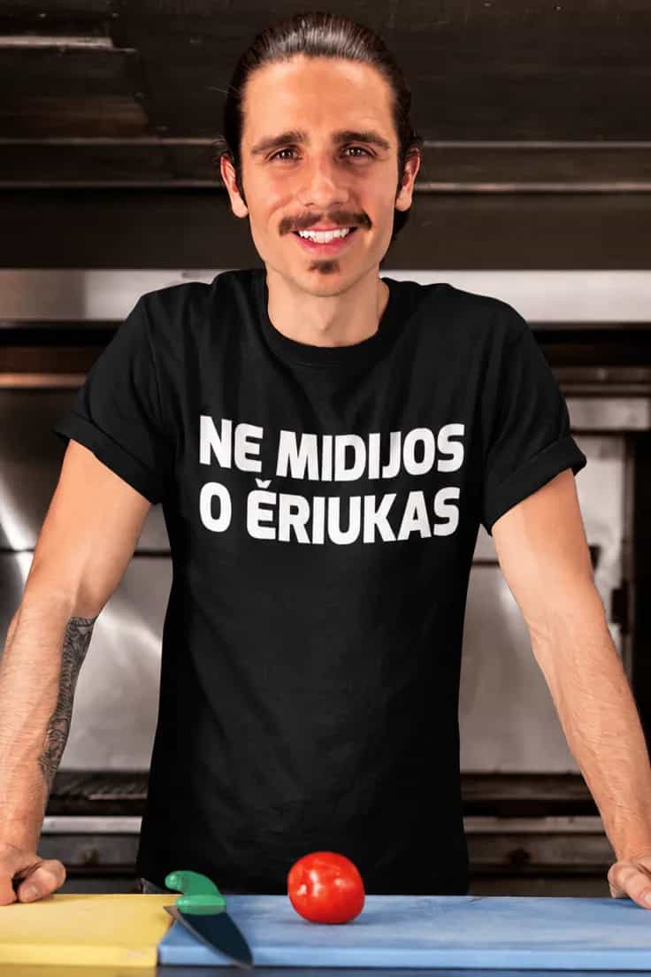 Juokingi marškinėliai Midijos ir ėriukas – NE MIDIJOS