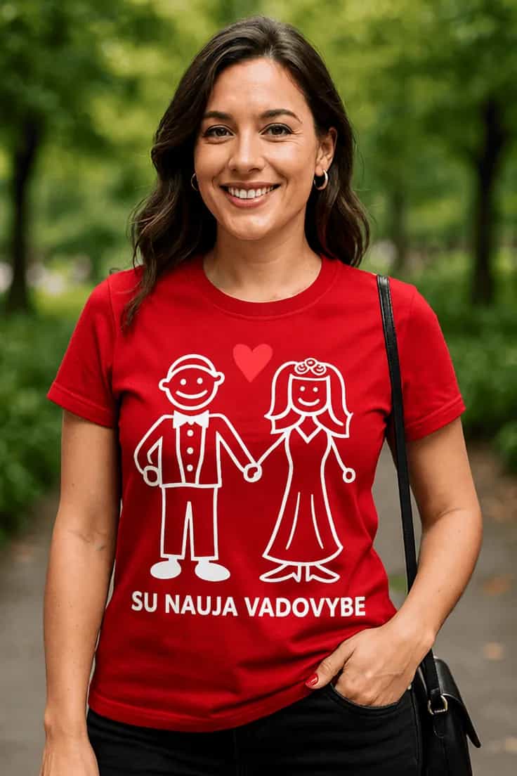 Juokingi marškinėliai Nauja vadovybė – SU NAUJA VADOVYBE