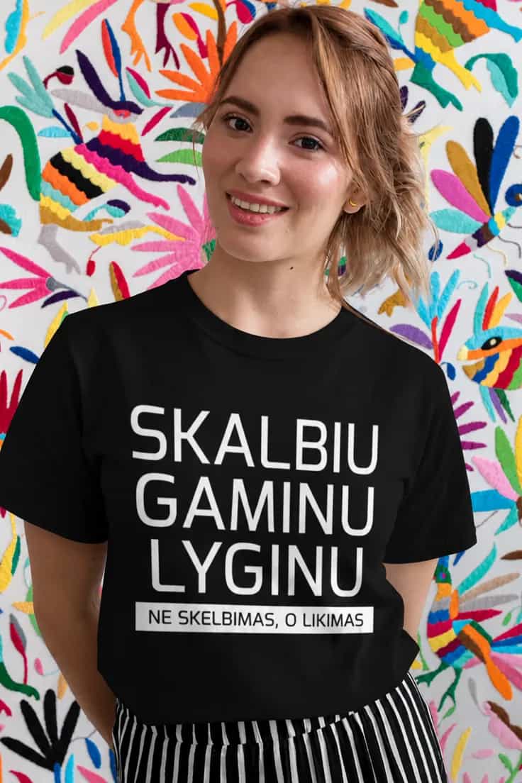 Juokingi marškinėliai Ne skelbimas o likimas