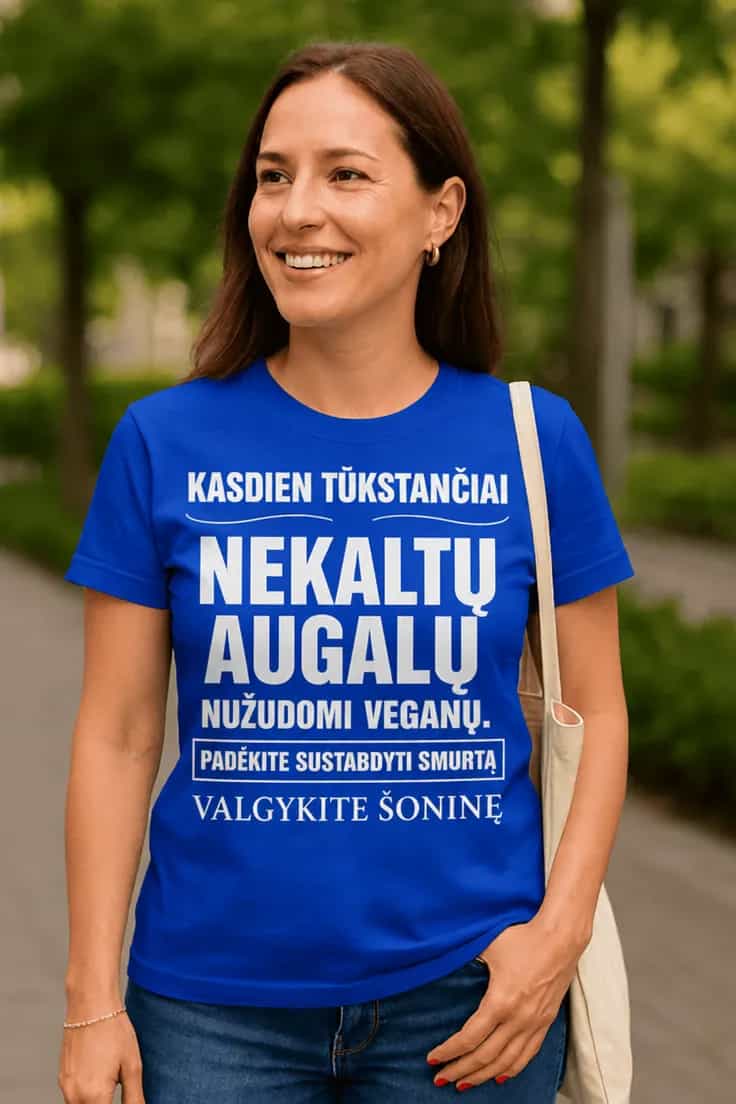 Juokingi marškinėliai Nekaltos augalų aukos
