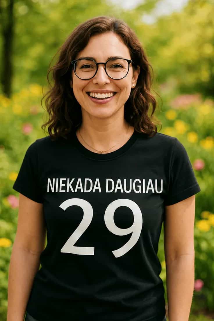 Juokingi marškinėliai Niekada daugiau 29
