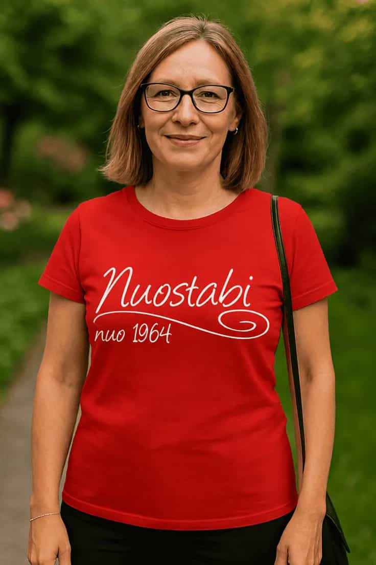 Marškinėliai Nuostabi nuo pasirinktų metų