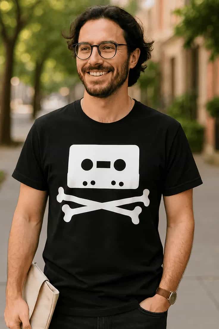 Juokingi marškinėliai Piratas amžinai