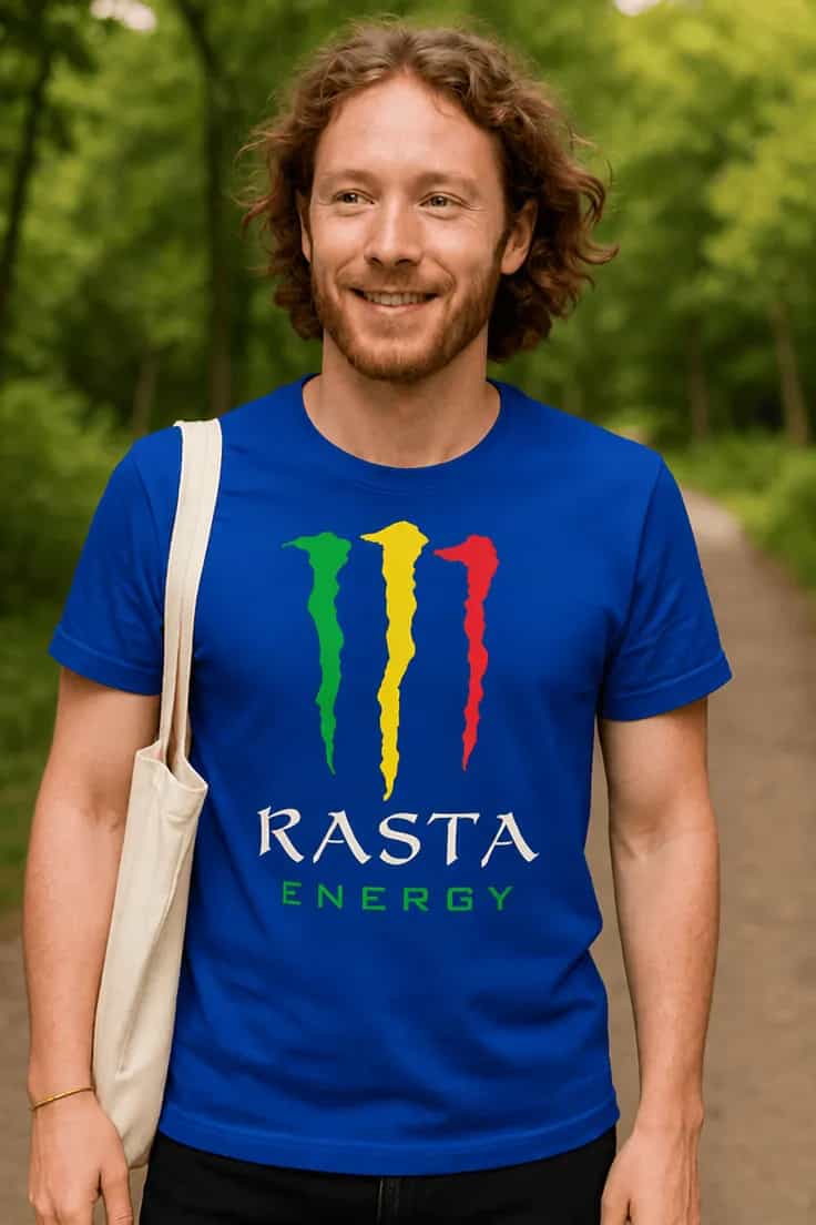 Juokingi marškinėliai Rasta energy – RASTA ENERGY