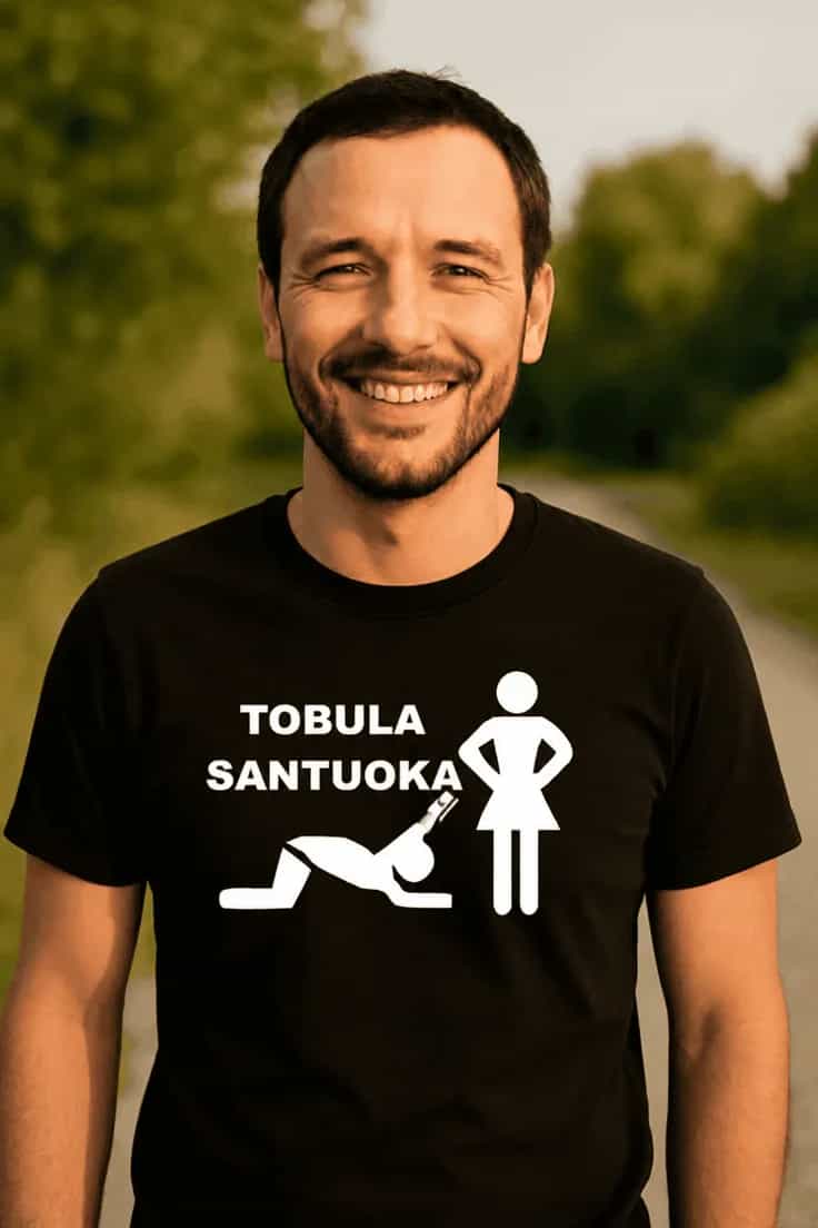 Juokingi marškinėliai Tobula santuoka – TOBULA