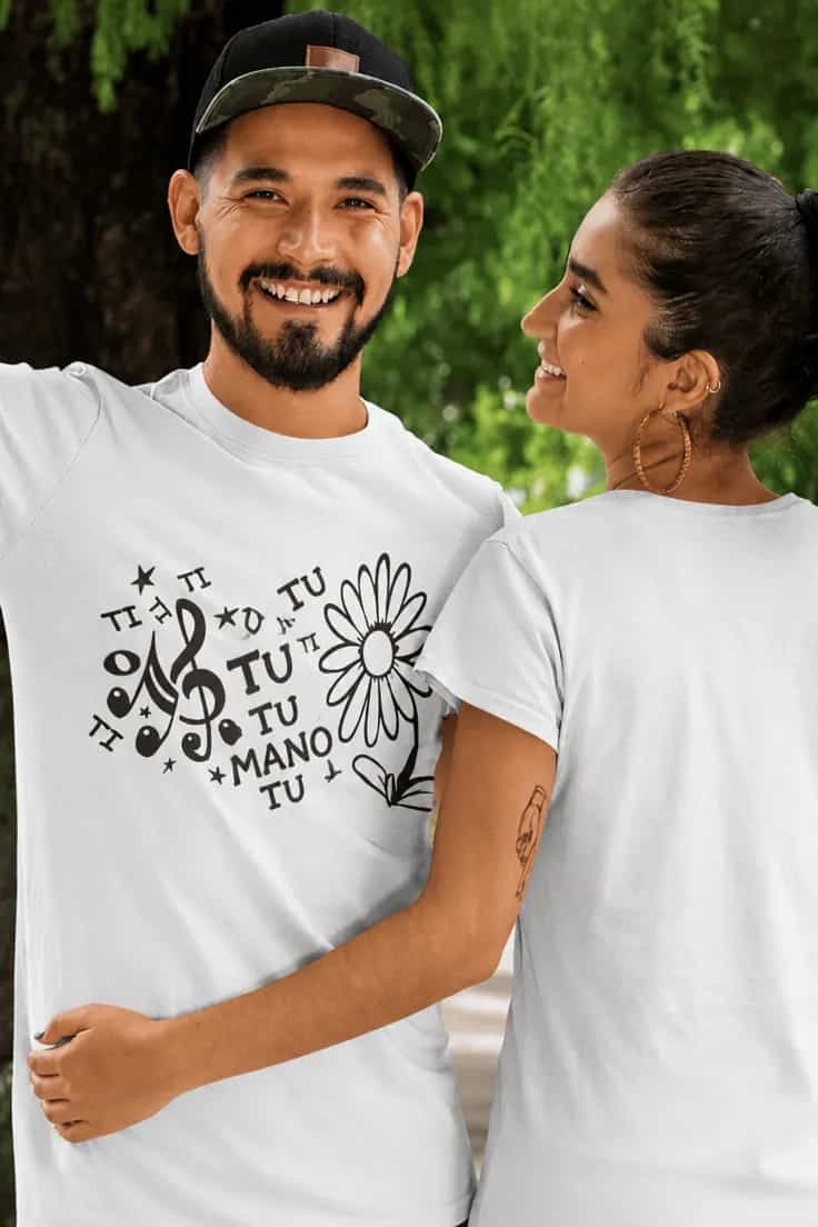 Juokingi marškinėliai Tu mano gėlele – TU TU TU