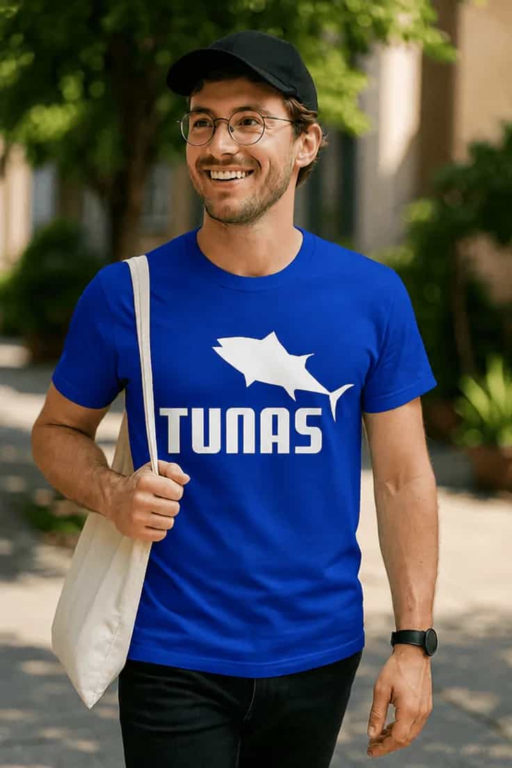 Juokingi marškinėliai Tunas – TUNAS
