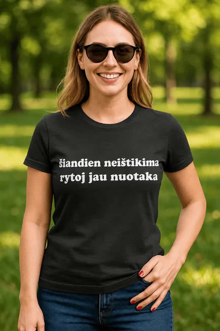 Juokingi marškinėliai Vestuvinis juokelis