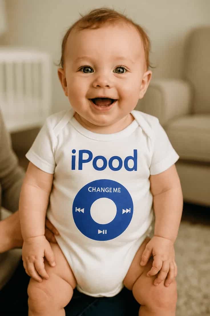 Kūdikio bodi iPood keisk mane – iPood K CHANGE ME K IK