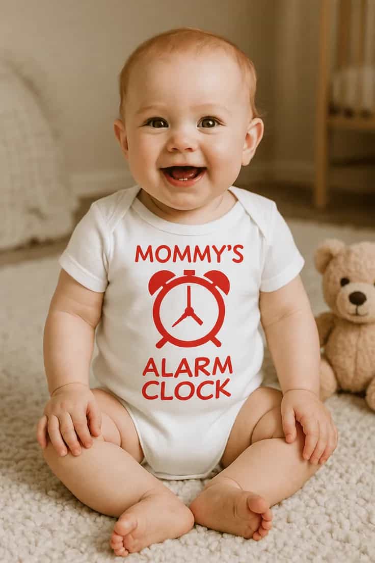 Kūdikio bodi Mamos žadintuvas MOMMY'S ALARM CLOCK