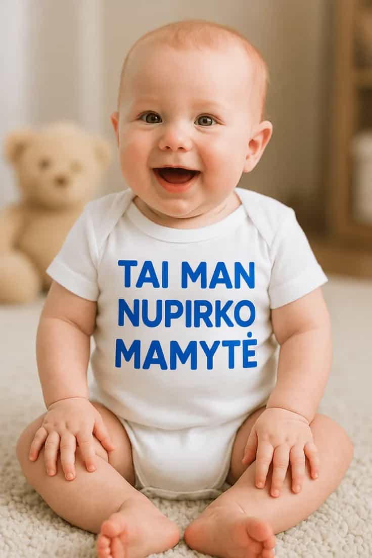 Kūdikio bodi Tai nupirko mamytė