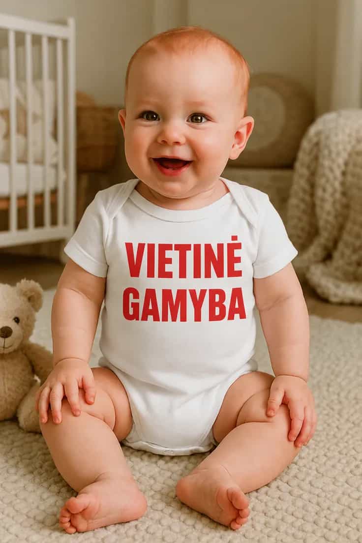 Kūdikio bodi Vietinė gamyba – VIETINĖ GAMYBA