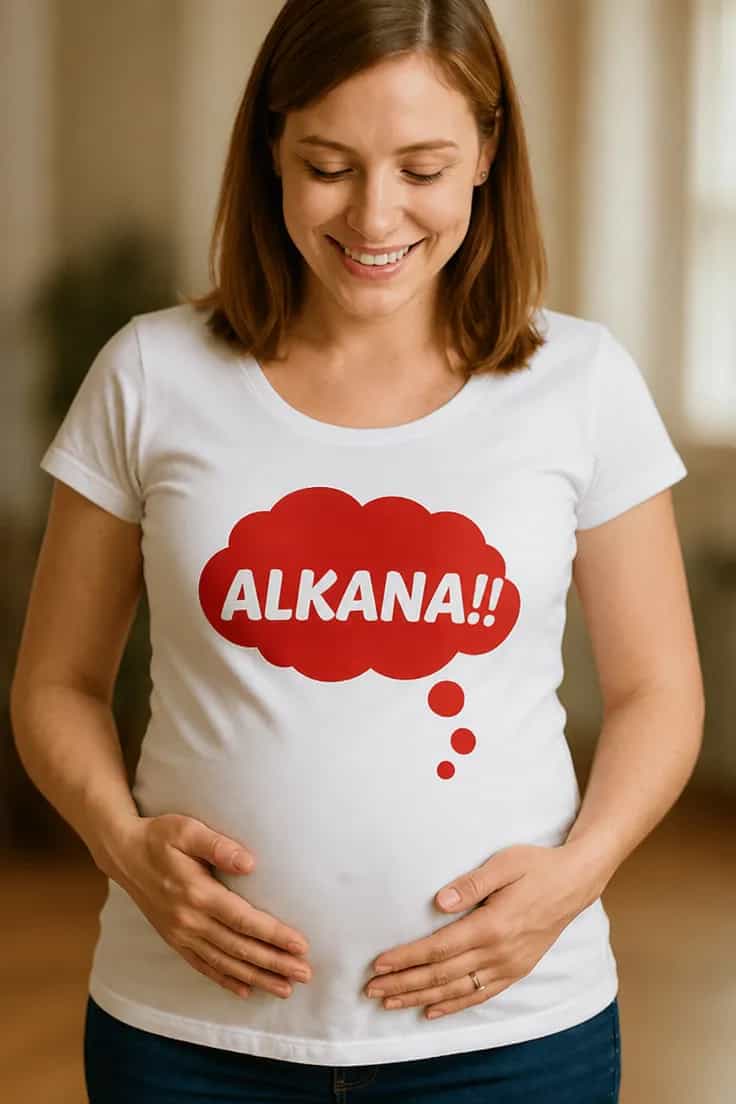 Marškinėliai nėščiajai Alkana