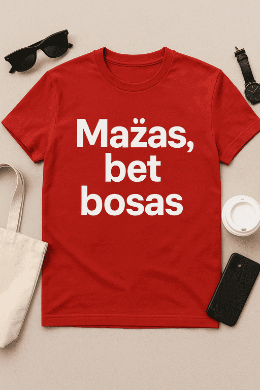 Mažas, bet bosas – marškinėliai