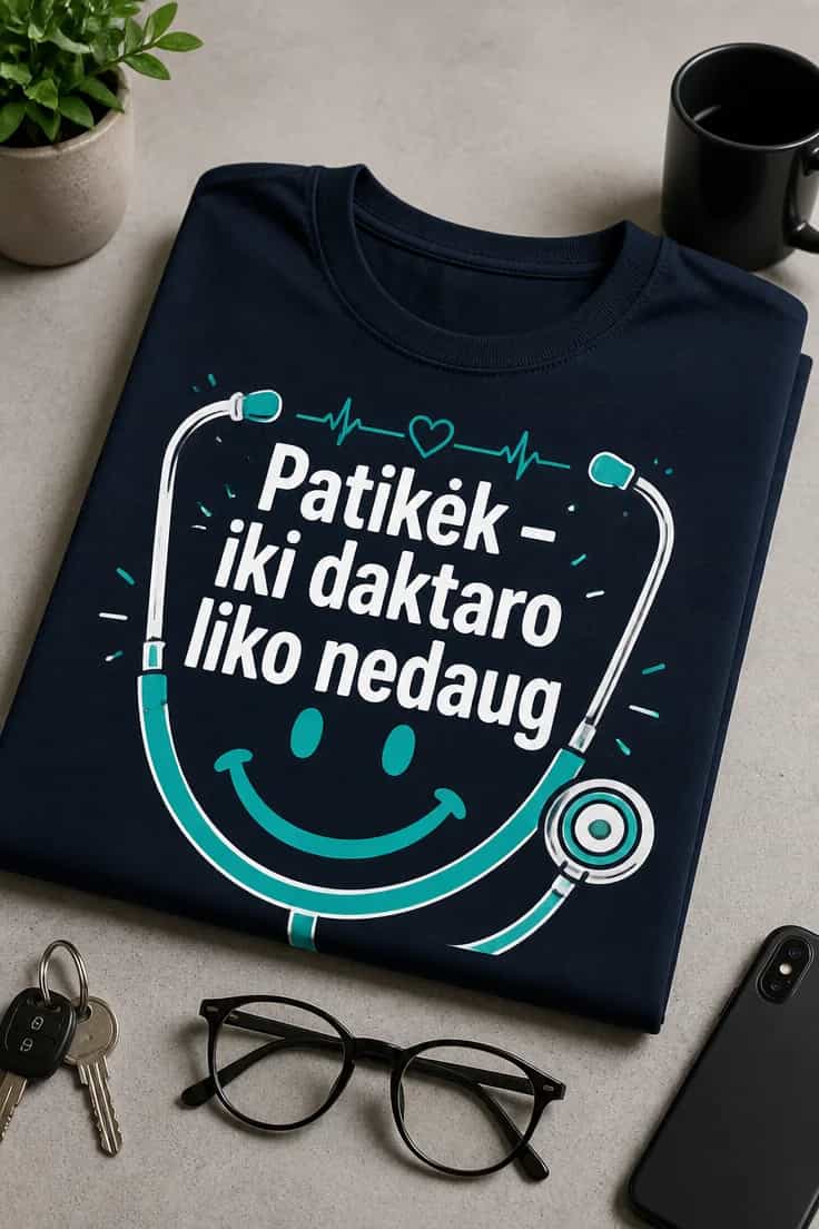 Marškinėliai medicinos studentui