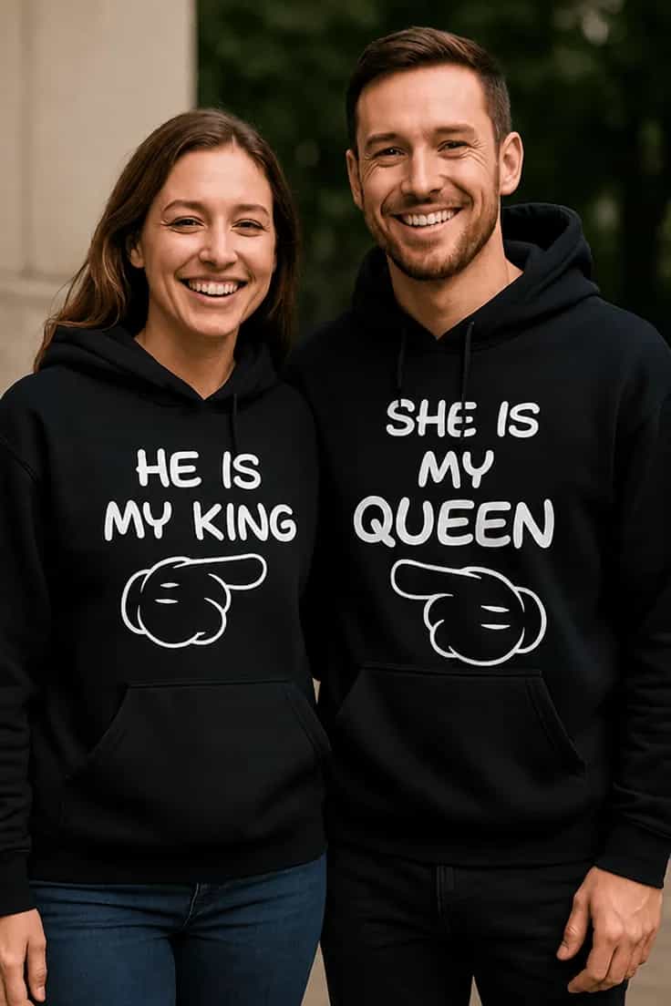 Megztinis karalius ir karalienė – HE IS MY KING