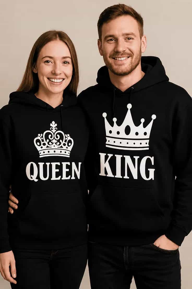 Megztinis King queen komplektas QUEEN KING