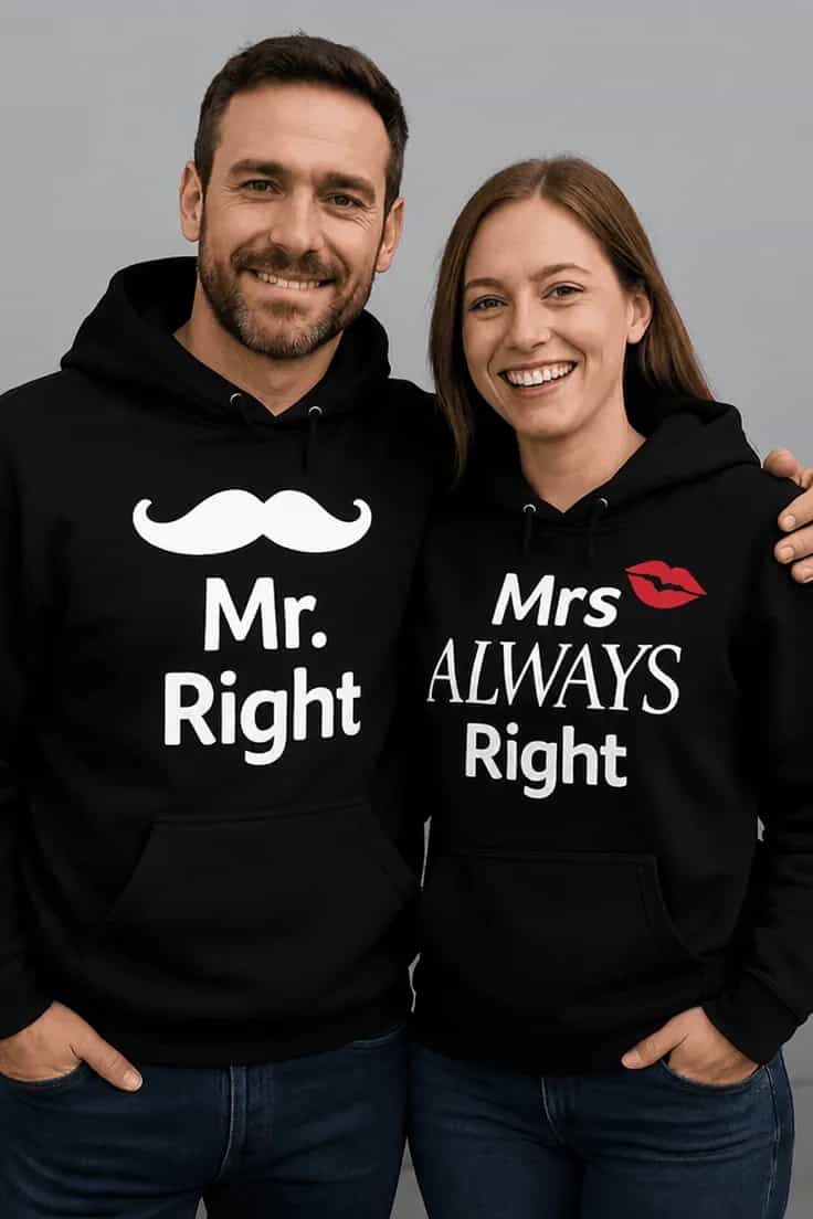 Megztinis porai Always right – Mr. Mrs ALWAYS Right